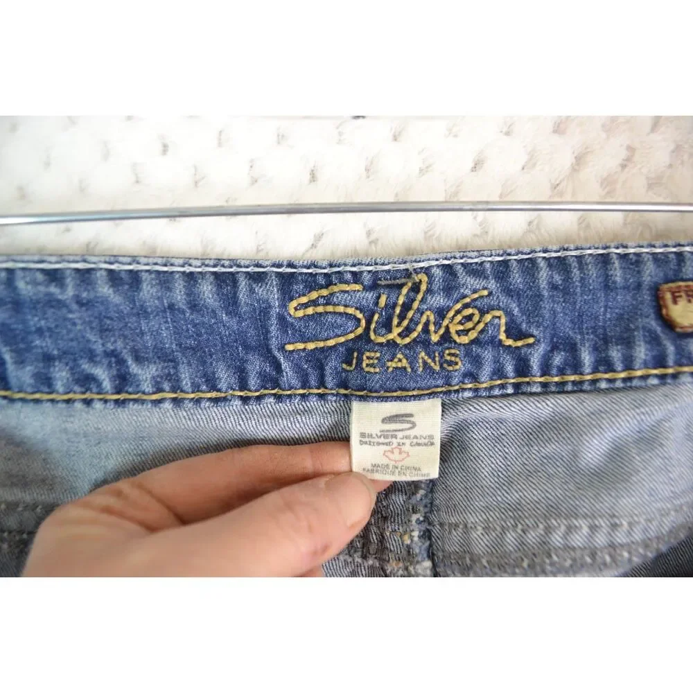 Silver Jeans Frances Women's 29 Medium Wash Low Rise Carpri